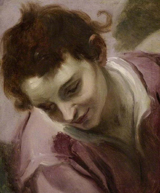 Studio di testa di giovane - The Fitzwilliam Museum, Cambridge